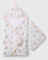Loulou Lollipop Hooded Towel Set - Mermaids