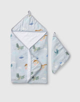 Loulou Lollipop Hooded Towel Set -Magical Dragons