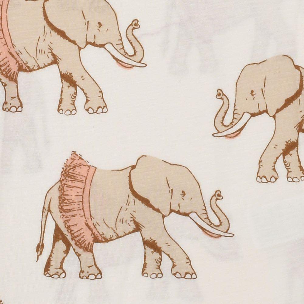 Maillot de bain une pièce à épaules dénudées motif éléphant Tutu Milkbarn 