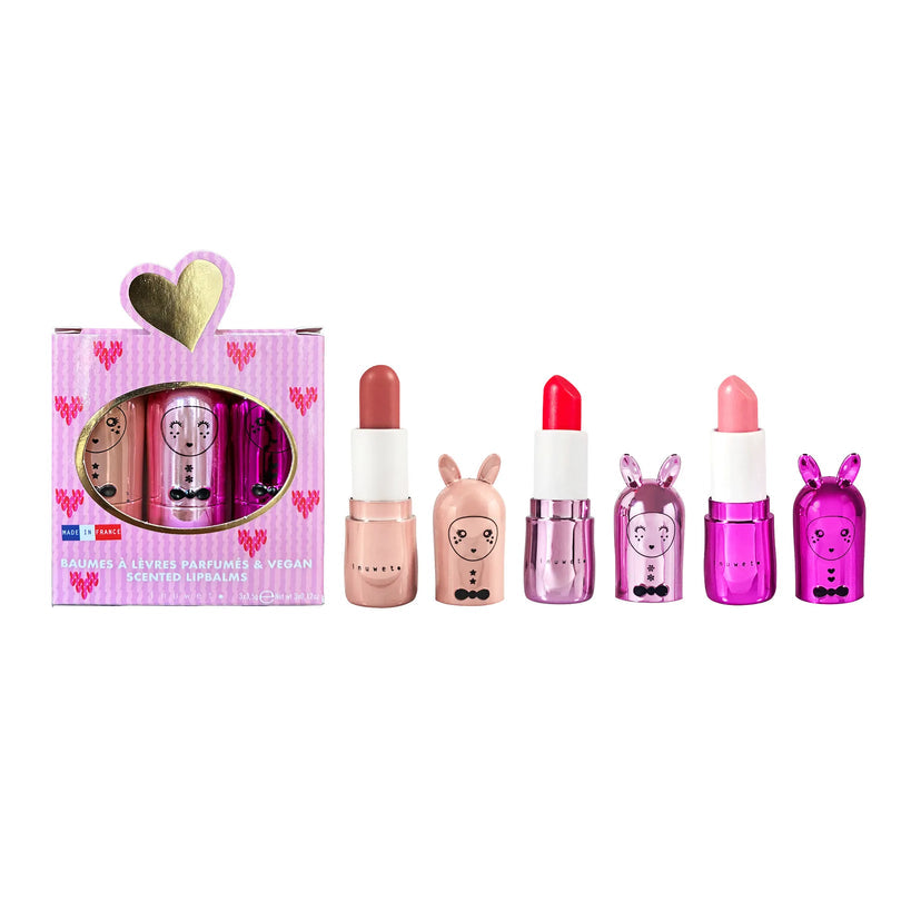 Inuwet Crystal Trio Lip Balm Set - Princess and the Pea Boutique