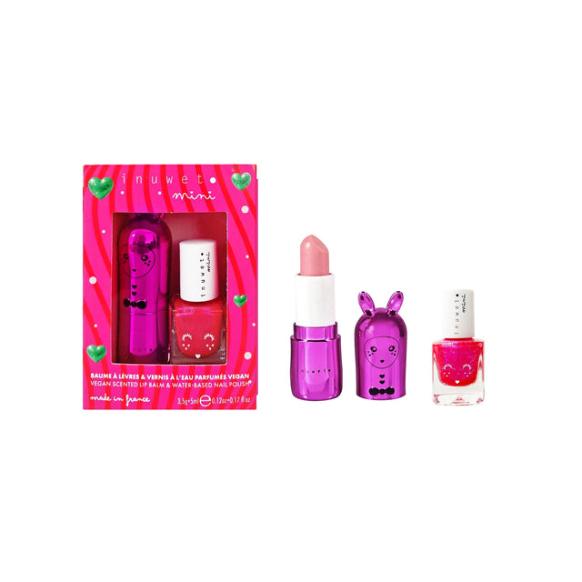 Inuwet Kids' Lip Balm & Nail Polish Duo Set - Princess and the Pea Boutique