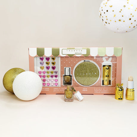 Inuwet Mini Gold Glitter Box