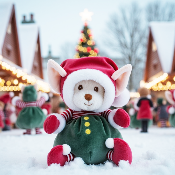 Bukowski Bears Ziggy Santa's Little Helper - Green