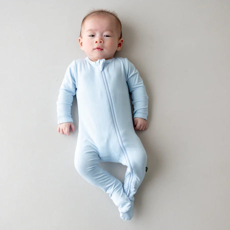 Kyte Baby Zippered Footie in Breeze