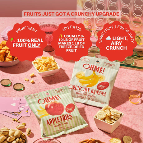 OHME! Crunchy Banana Snack Size 16g
