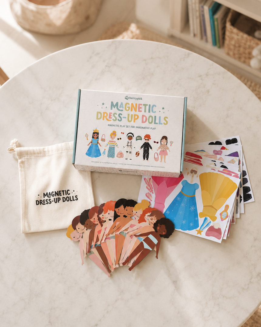Magnetic Dress-Up Dolls Play Set