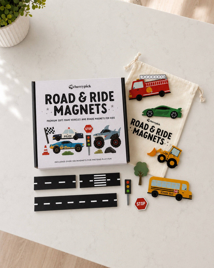Road & Ride Car Magnets Set (100pc set)