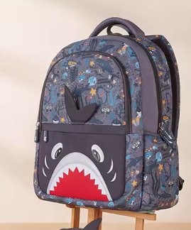 Adventures School Backpack - Shark - Princess and the Pea Boutique