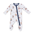 Angel Dear 2-way Zippered Footie- Mixed Sports Bears - Princess and the Pea Boutique