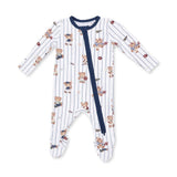 Angel Dear 2-way Zippered Footie- Mixed Sports Bears - Princess and the Pea Boutique