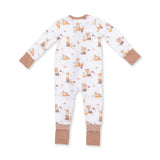 Angel Dear Convertible Romper - Woodland Animals with Pumpkins - Princess and the Pea Boutique