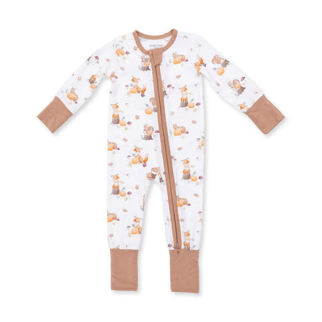 Angel Dear Convertible Romper - Woodland Animals with Pumpkins - Princess and the Pea Boutique