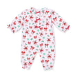 Angel Dear Long Sleeve Ruffle Collar Romper - Bows & Candy Canes - Princess and the Pea Boutique