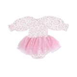 Angel Dear Long Sleeve Smocked Bubble with Tutu - Cameo Ballet Shoes - Princess and the Pea Boutique
