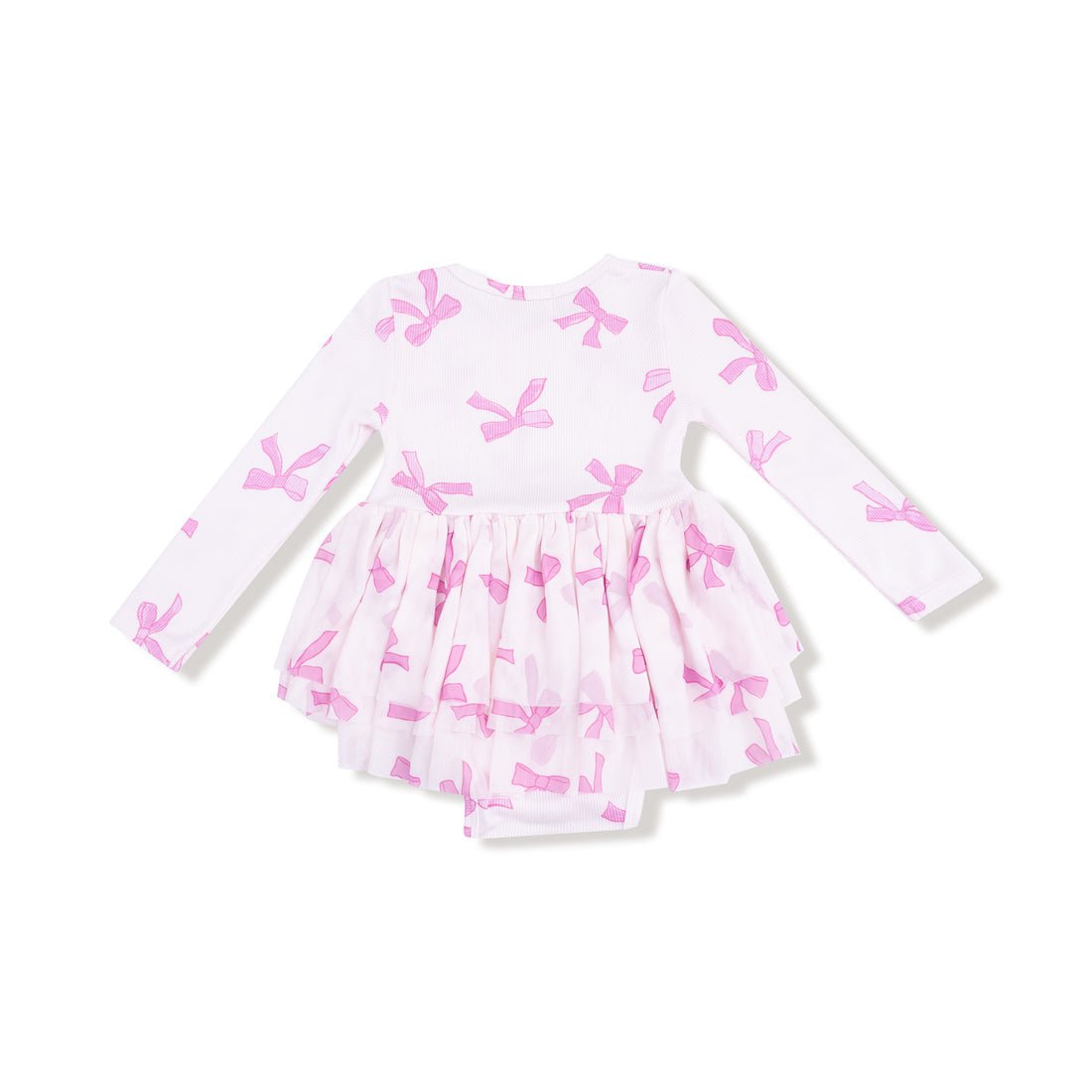 Angel Dear Long Sleeve Tutu Bodysuit - Pretty Bows - Princess and the Pea Boutique