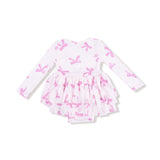 Angel Dear Long Sleeve Tutu Bodysuit - Pretty Bows - Princess and the Pea Boutique