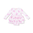 Angel Dear Long Sleeve Tutu Bodysuit - Pretty Bows - Princess and the Pea Boutique