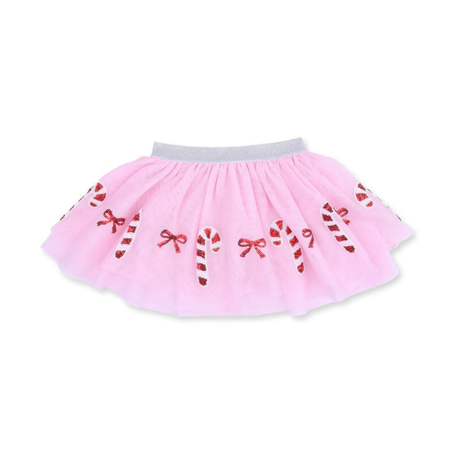 Angel Dear Tutu Skirt with Bike Shorts - Candy Canes - Princess and the Pea Boutique