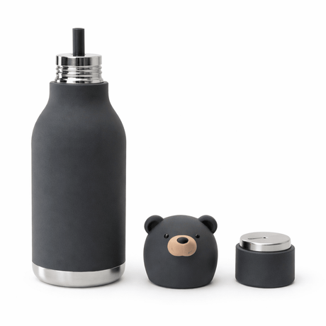 Asobu Black Bear Bestie Bottle - Princess and the Pea Boutique