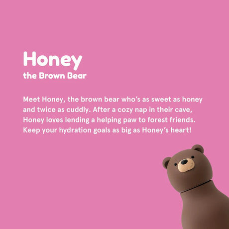 Asobu Brown Bear Bestie Bottle - Princess and the Pea Boutique