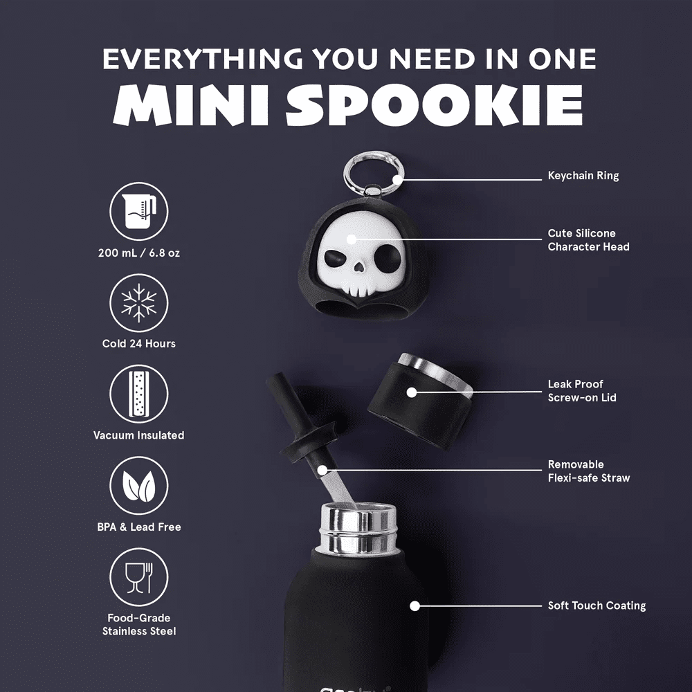 Asobu Mini Skeleton Spookie Bottle - Princess and the Pea Boutique