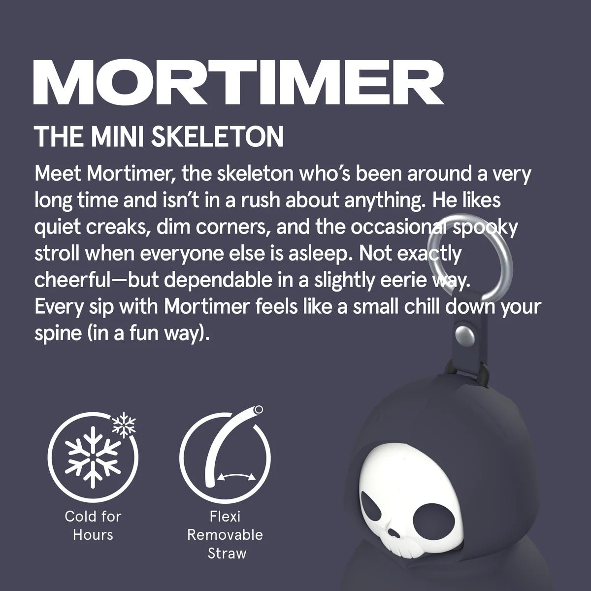 Asobu Mini Skeleton Spookie Bottle - Princess and the Pea Boutique