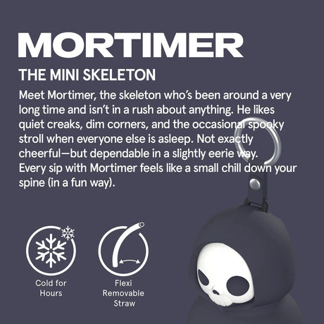 Asobu Mini Skeleton Spookie Bottle - Princess and the Pea Boutique