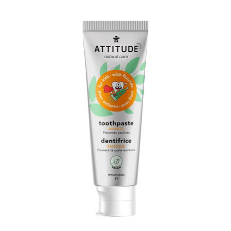 Attitude Kids Toothpaste with fluoride - Mango 120g - Princess and the Pea Boutique