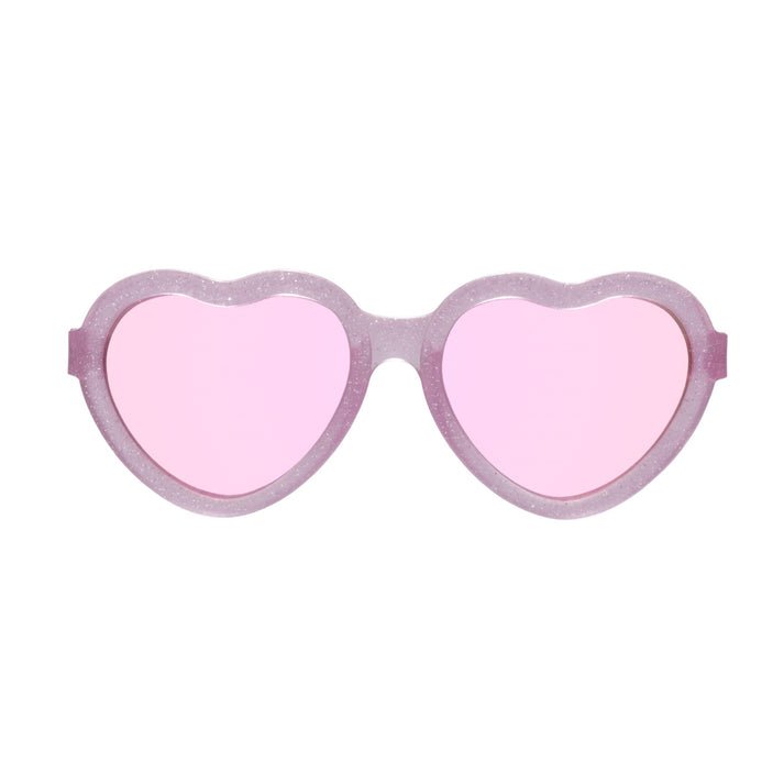 Babiator Non-Polarized Mirrored Heart Sunglasses - Sparkle Squad - Princess and the Pea