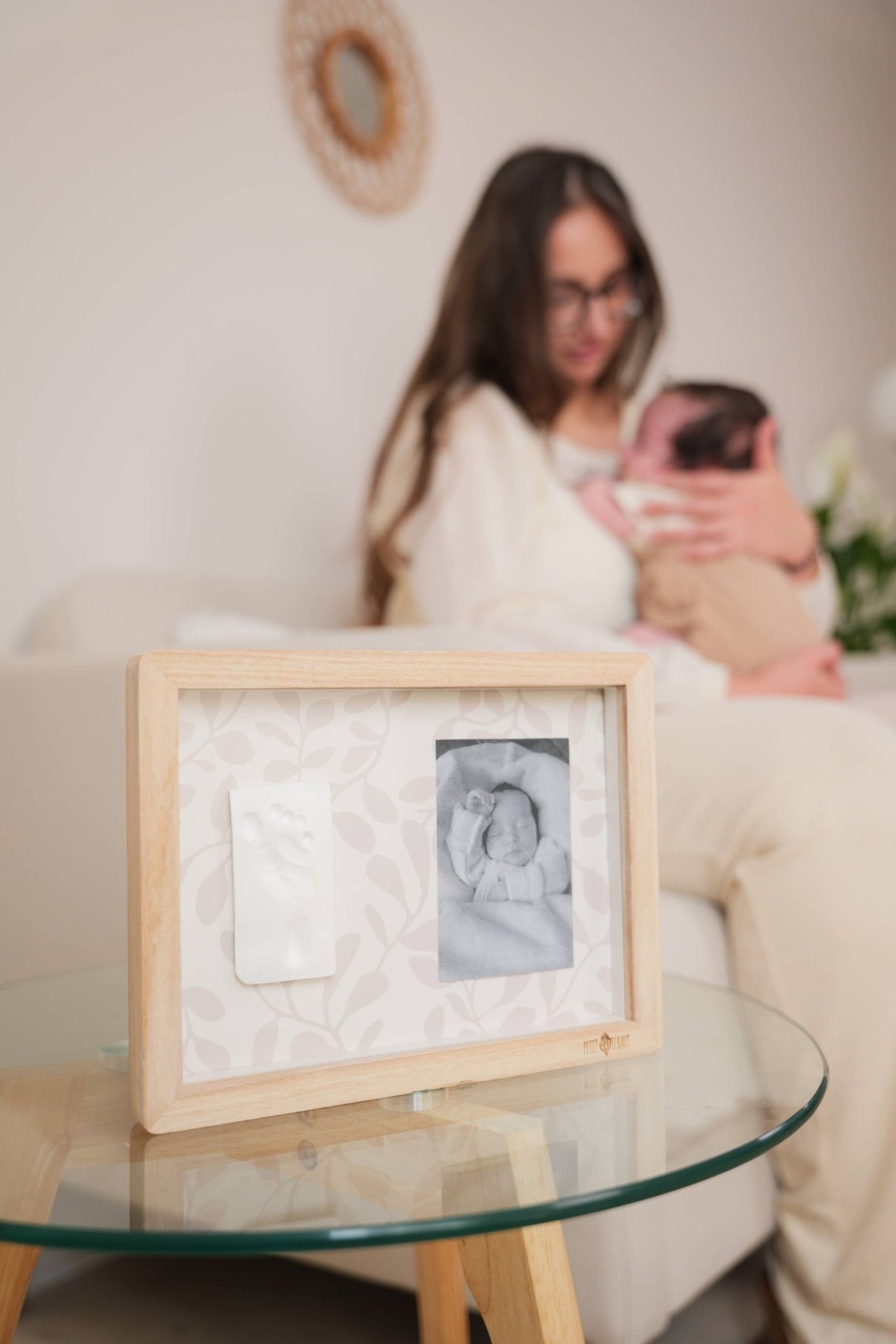 Baby Classic Frame - Ivy Grey - Princess and the Pea Boutique