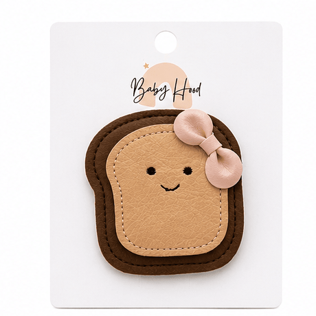 Baby Hood Blush Toast Hair Clip - Princess and the Pea Boutique