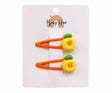Baby Hood Sunny Pineapple Snap Clip Duo - Princess and the Pea Boutique