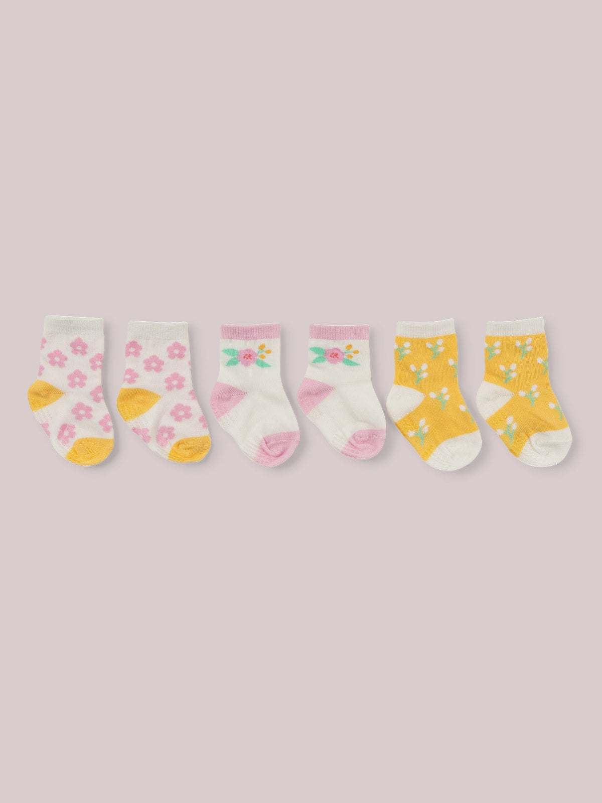 Baby Socks Trios Sweet Daisy - Princess and the Pea Boutique