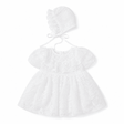 Babyhood Celeste Lace Baby Dress - White - Princess and the Pea Boutique