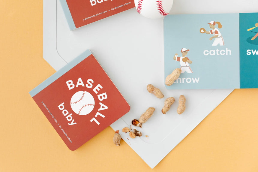 Baseball Baby Book - Princess and the Pea Boutique