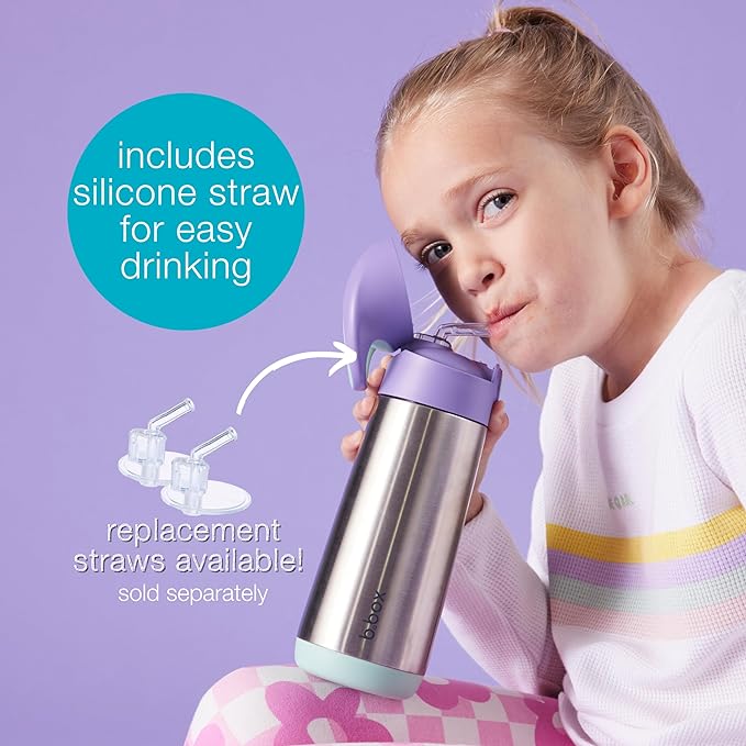 B.BOX INSULATED DRINK BOTTLE 500ml - LILAC POP - Princess and the Pea Boutique