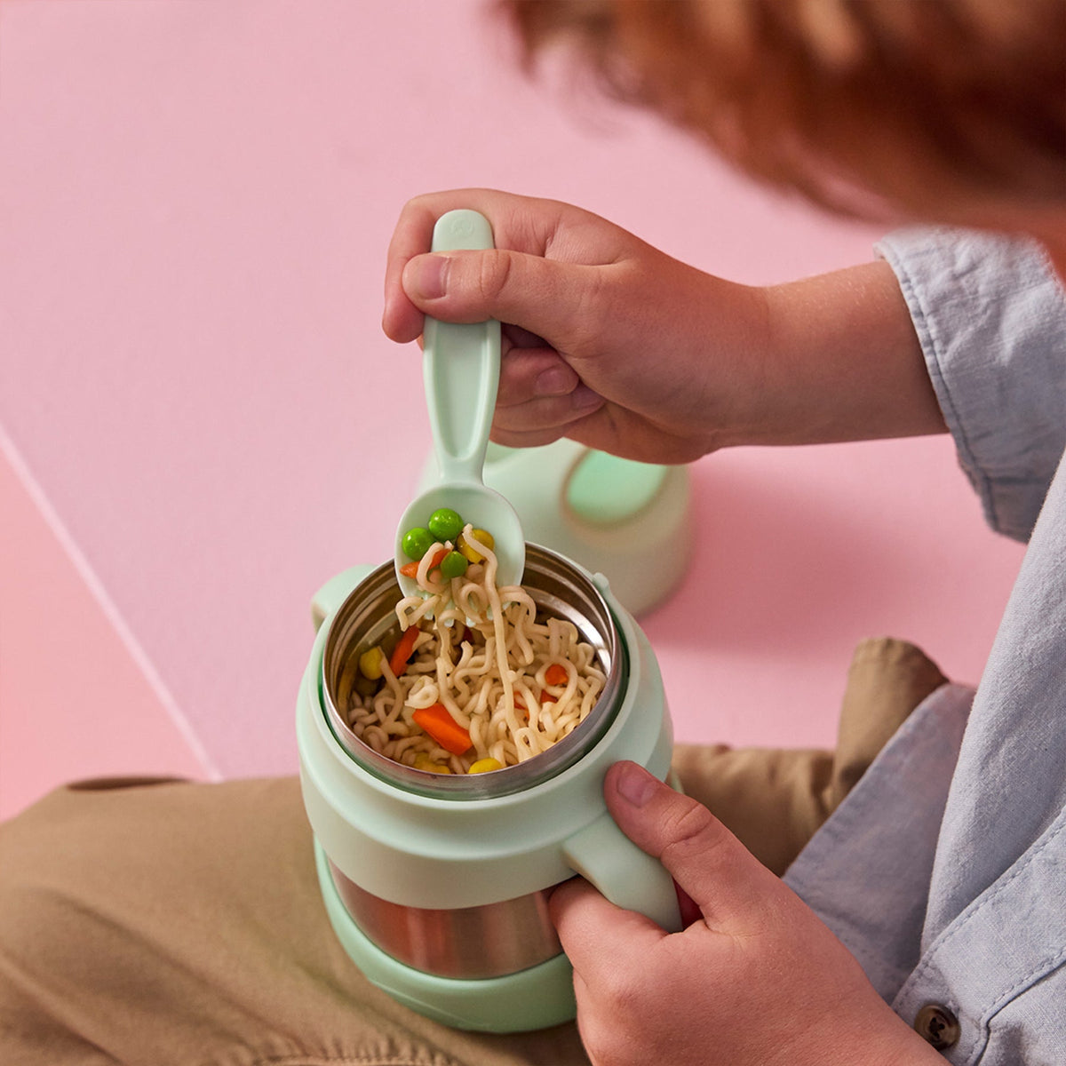 B.BOX INSULATED FOOD JAR - Spearmint - Princess and the Pea Boutique