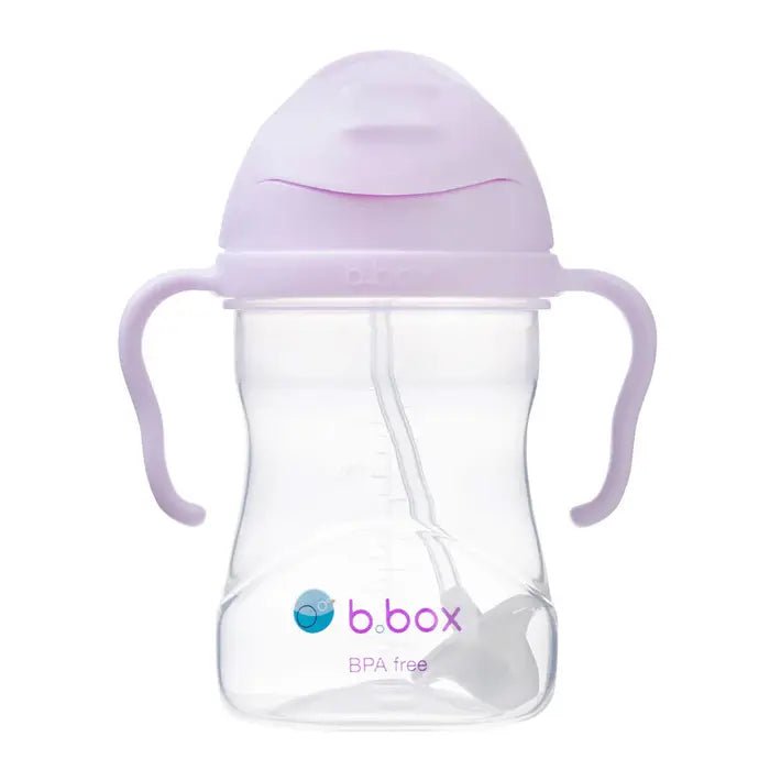 B.BOX Sippy Straw Cup 240ml - Boysenberry - Princess and the Pea Boutique