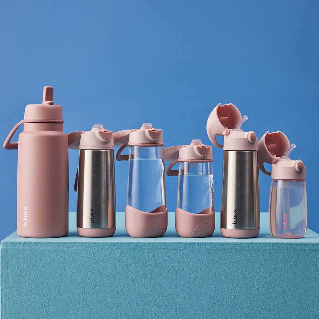 B.BOX Sport Spout Bottle - 600ml - Blush Crush - Princess and the Pea Boutique