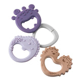 B.BOX Trio Teether - Peony - Princess and the Pea Boutique