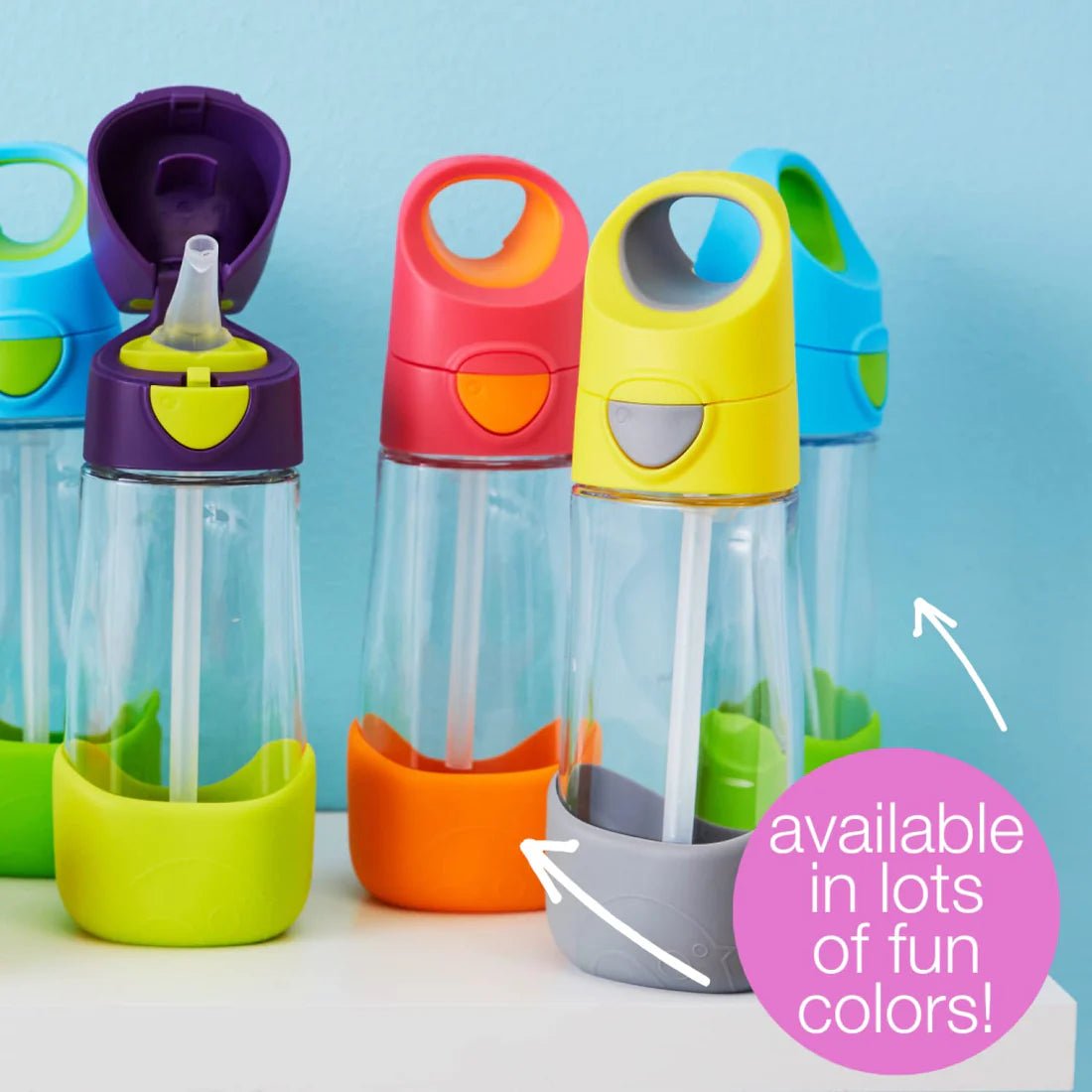 B.BOX Tritan Drink Bottle - 450ml - Ocean Breeze - Princess and the Pea Boutique