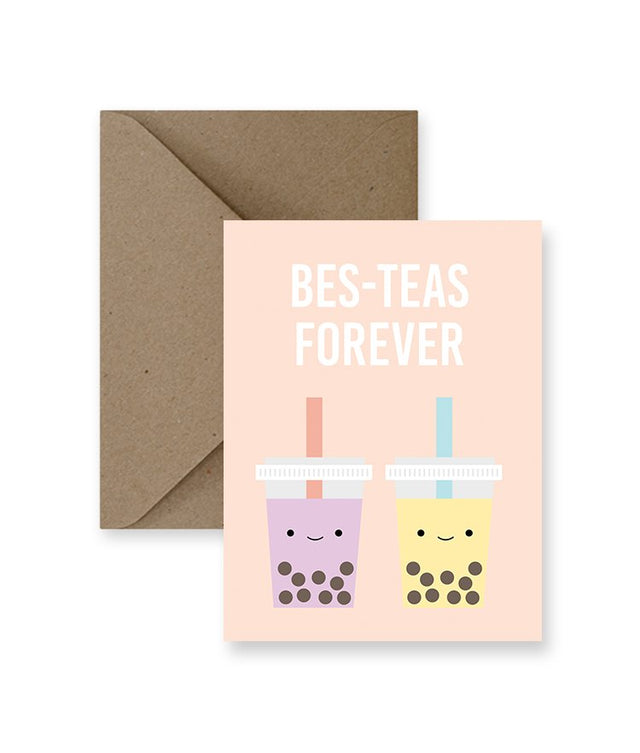 Bes - Teas Forever Greeting Card - Princess and the Pea Boutique