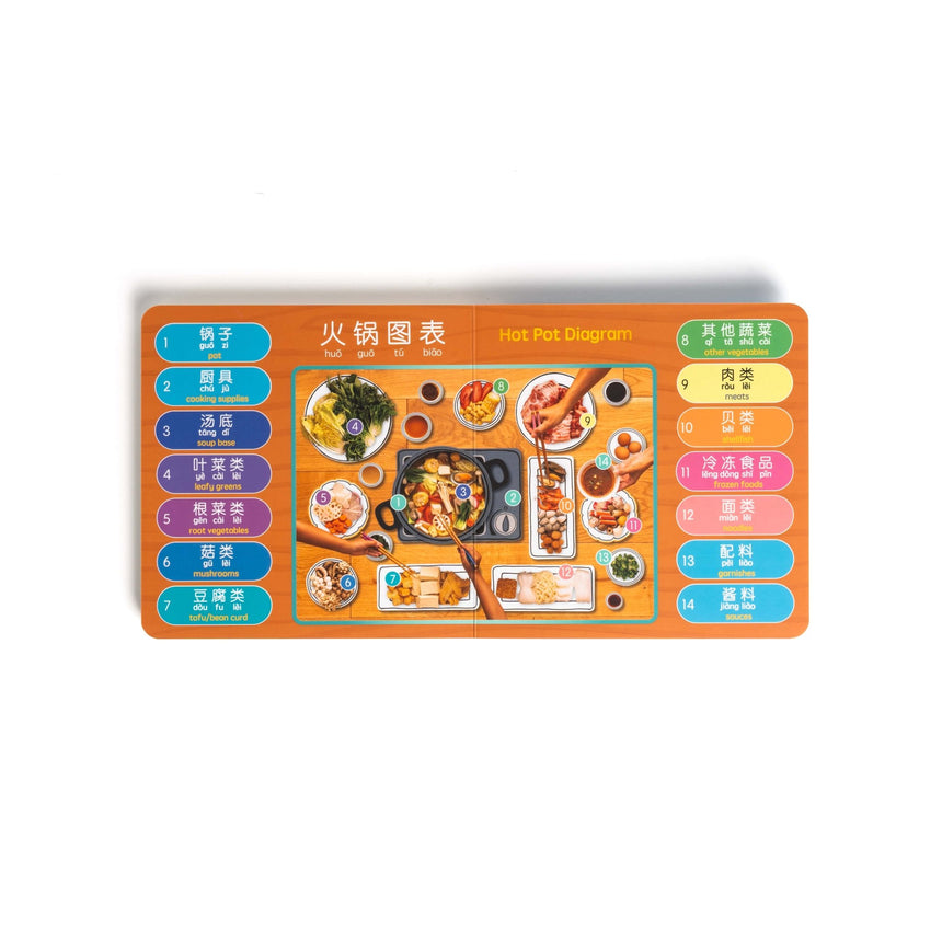 Bitty Bao It's Time For Hot Pot! Mandarin - Simplified Characters - Princess and the Pea Boutique