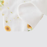 Blara Organic Wavy Bib - Sunflower Fields - Princess and the Pea Boutique