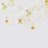Blara Organic Wavy Bib - Sunflower Fields - Princess and the Pea Boutique