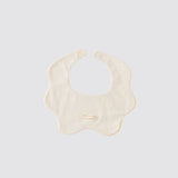 Blara Organic Wavy Bib - Yellow Checker - Princess and the Pea Boutique