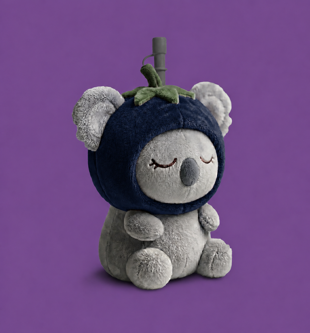 Asobu Blue the Koala Fuzzie with ink-blue hat