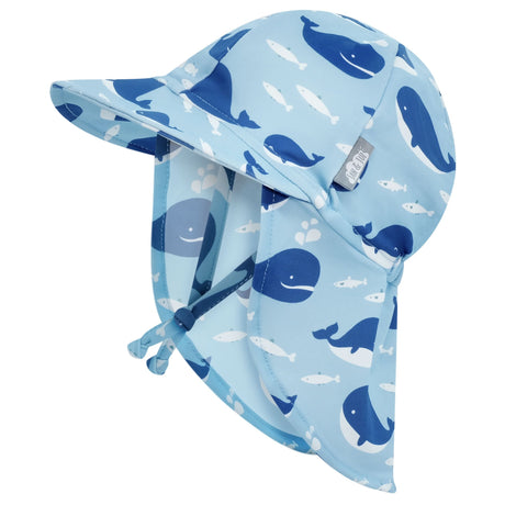 Blue Whale Sun Soft UV Baby Caps - Princess and the Pea Boutique