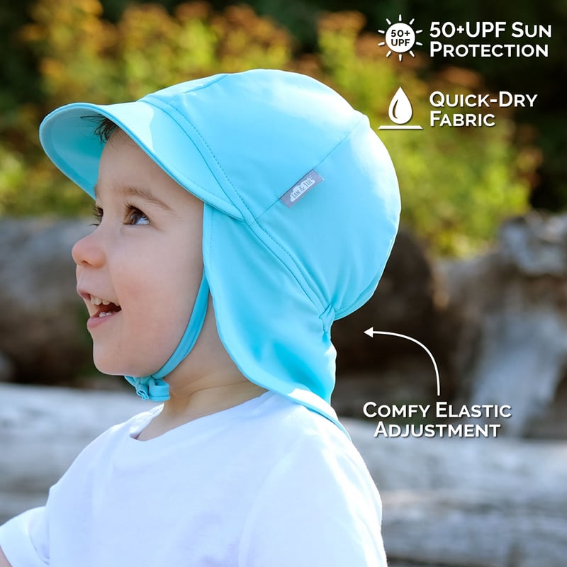 Blue Whale Sun Soft UV Baby Caps - Princess and the Pea Boutique