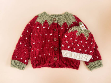 Blueberry Hill Strawberry Hat - Princess and the Pea Boutique